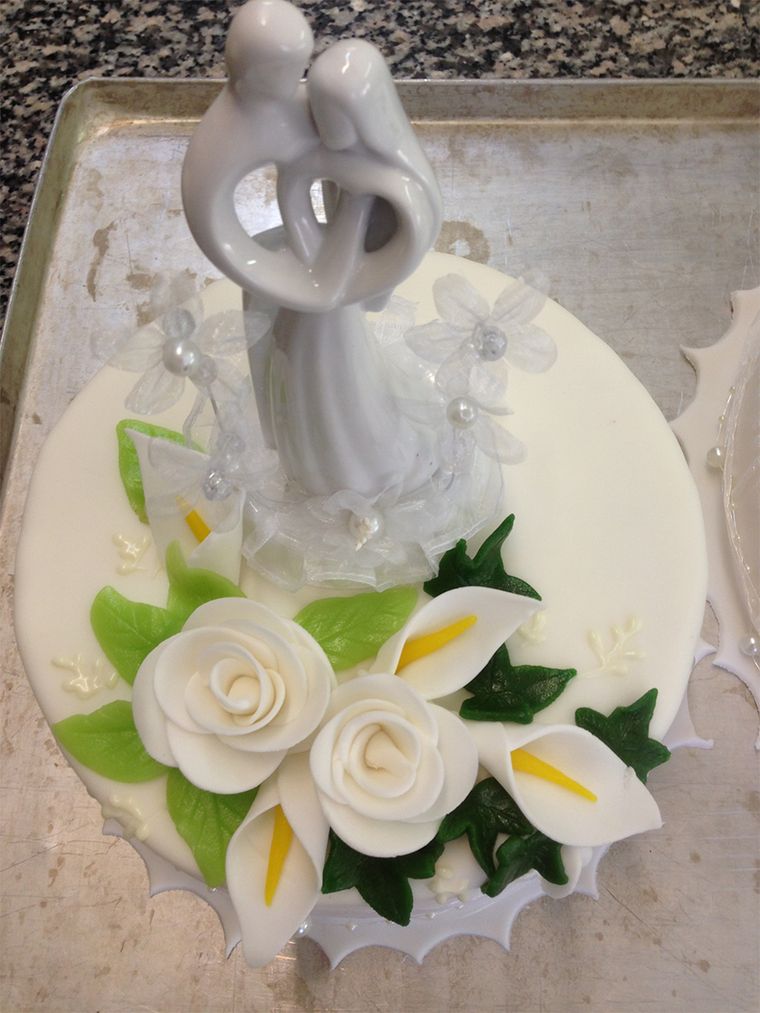 Pärchen auf Torte