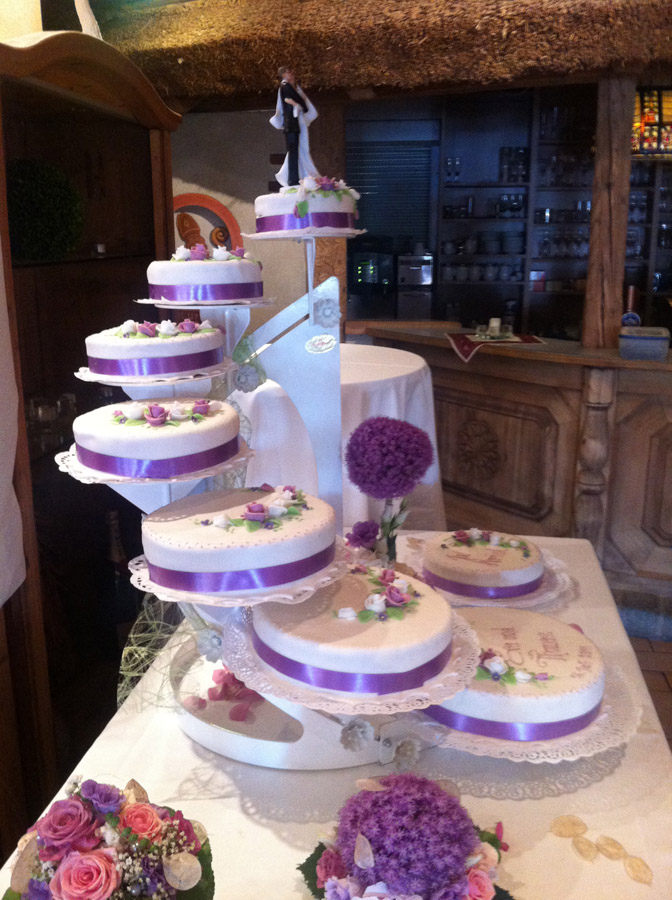 Gensinger-Torte in Treppenform